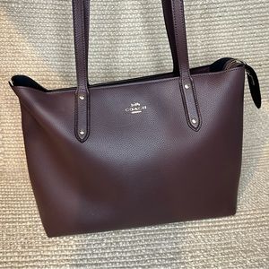 Coach Dark Brown Tote Bag
